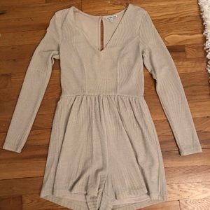 Champagne glitter romper!